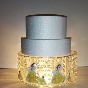 LEDAcrylic Crystal Belle Princess Inspired Disney